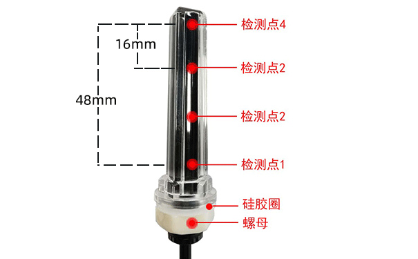 光電式液位計如何實現(xiàn)多個液位點檢測？